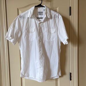 White Men's Shirt LARGE